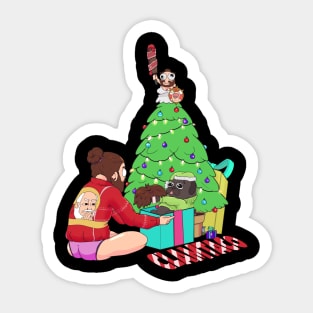 ClamTaco Christmas 2018 Sticker